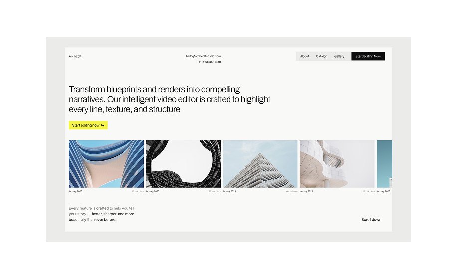 Web design exploration 05