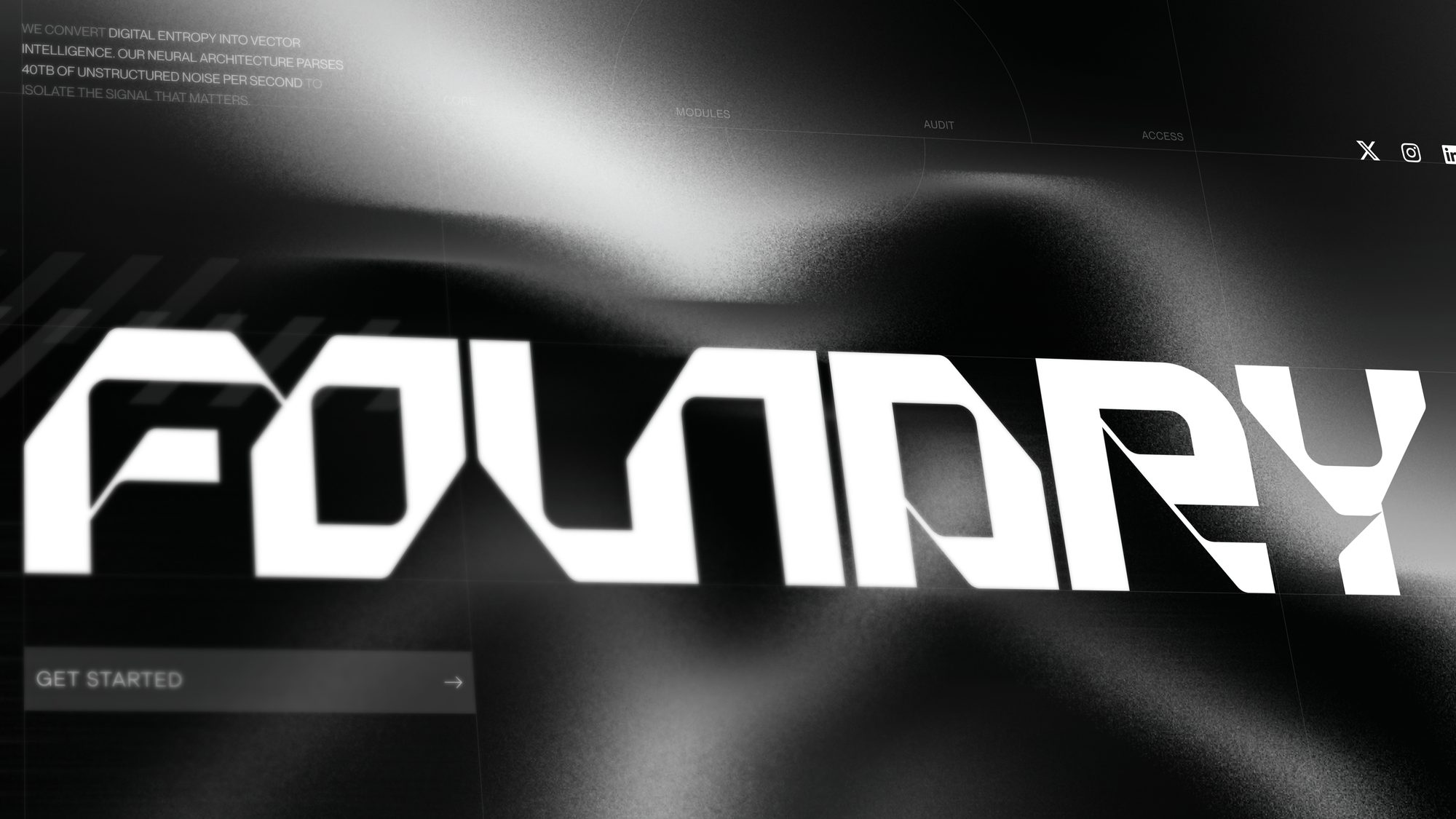 Foundry homepage
