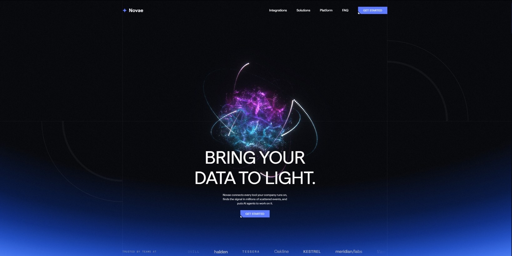 Novae homepage